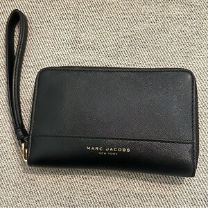 Marc Jacobs Black Wristlet Wallet